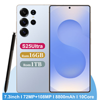Nuevo Teléfono Inteligente S25 Ultra Original de 16GB+1TB con Android 15, 4G 5G, Doble SIM, Doble Modo de Espera, Versión Global Desbloqueada