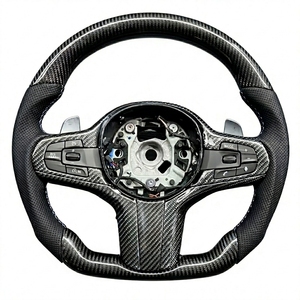 Volant en cuir Nappa de qualité supérieure avec fibre de carbone, style OEM pour BM/W G20 <span class=keywords><strong>330e</strong></span> G30 530e 2019-2024, modèles hybrides - Product Image 1