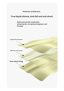 Funda Protectora para Teléfono con Protección Total de la Cámara, Silicona Líquida Real con <span class=keywords><strong>Forro</strong></span> de Microfibra, Tacto Suave y Acabado Aceitoso para <span class=keywords><strong>iPhone</strong></span> 17 Air 17 Pro Max - Product Image 4