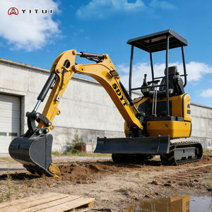 Multifunctionele minigraafmachine 2,5 ton rupsgraafmachine compact ontwerp aangepaste versterkte chassis giek & arm - Product Image 5