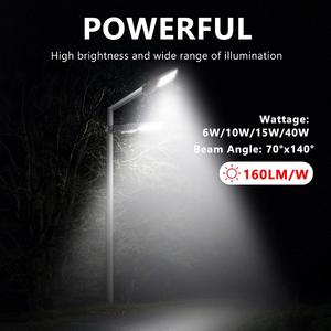 مصباح شمسي خارجي متكامل بقوة 15 واط و1500 لومن مع مستشعر حركة مقاوم للماء للإضاءة الخارجية - Product Image 2