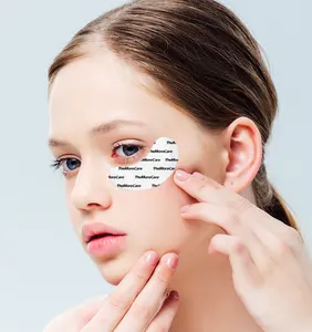 Masques de repos jetables personnalisés auto-refroidissant pour les yeux gel hydrogel compresse froide sous les yeux patchs coussinets pour yeux secs et gonflés