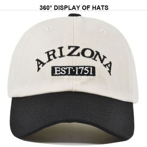 Gorras de Béisbol Deportivas Personalizadas, Suaves y Sin Estructura, Gorra de Béisbol de 6 Paneles de Dos Colores, Estilo Dad Hat - Product Image 3