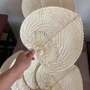 Fatingna Handmade Bamboo Cooling Summer Fan Folk Art Style Woven with Eco-Friendly <b>Paint</b> for Wedding or Home Decor - Product Image 4