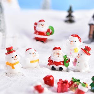 Nuevo Papá Noel lindo muñeco de nieve micro paisaje DIY decoración nieve decoración ornamento león marino Navidad - Product Image 5