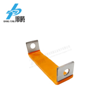 Barre de distribution de puissance flexible en cuivre sur mesure, 12A, 6 prises, avec languettes nickelées/étainées/argentées, certifiée RoHS pour batterie de voiture, ISO9001, sans MOQ