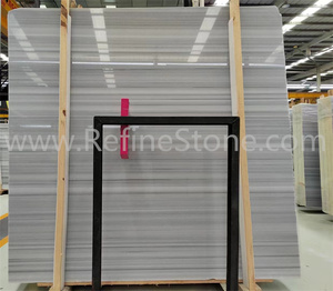 Diseño moderno <span class=keywords><strong>Marmara</strong></span> Equator Losa de mármol blanco Venas rectas de alto pulido Característica impermeable Precios de losa grande - Product Image 4