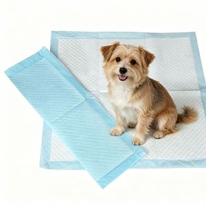 Tapis absorbant pour litière de chat 30"x 36" 60/60, taille M, imperméable, jetable, pliable, pour l'entraînement des chiens, les chiots et les animaux de compagnie - Product Image 1