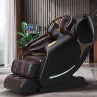 Chaise de massage électrique 4D 2024, Shiatsu, luxe, corps entier, étirement thaïlandais, 3D, 0 gravité, dos, jambes, chaise de massage thaïlandaise à domicile