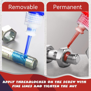 Colle de blocage permanente verte haute résistance 10 ml 50 ml pour écrous et boulons - Product Image 4