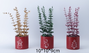 Vente <span class=keywords><strong>en</strong></span> gros de grands pots <span class=keywords><strong>en</strong></span> céramique émaillée personnalisés avec jardinière artificielle Décoration de pépinière couvre pots de fleurs - Product Image 5