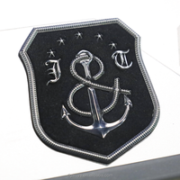 Patch thermocollant personnalisé, nouveaux logos de vêtements, étiquette de marque, matériau TPU lavable, patch adhésif 3D gaufré haute fréquence pour vêtement