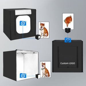 Caja de luz regulable de 50cm, alta CRI 90, fotografía, estudio fotográfico portátil, tienda de tiro para producto, vídeo, alimentación estable segura - Product Image 1