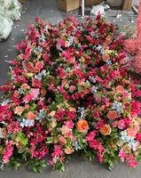 Centre de table en fleurs artificielles effet soie pour mariage, Saint-Valentin, remise de diplôme, décorations de fêtes - Utilisation intérieure, haute qualité