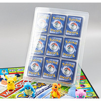 Protège-cartes transparent en PP avec classeur à 9 pochettes pour cartes de jeu, album de collection pour collectionneurs