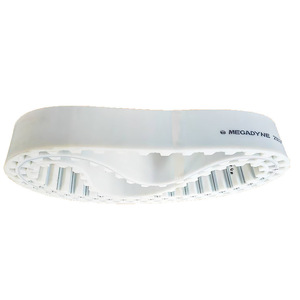 Correa de distribución síncrona de poliuretano Megadi italiana antiestática de empalme abierto PUAT5 AT10 8M 14M con alambre de acero, personalizable OEM - Product Image 1