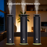 Difusor de Aroma para el Hogar sin Agua con Superficie Mate, Control Remoto y Luz Elegante, Ideal para Regalos y Conjuntos de Regalo