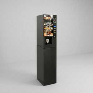 Machine à café instantané verticale YISO avec paiement par pièces et fonction de distribution automatique de gobelets, machine à café, jus et boissons - Product Image 1