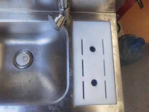 Cuchillo de limpieza de agua caliente para matadero de acero inoxidable 304, cuchillo de matadero para cerdos, ganado, Cabra, esterilizador de agua caliente - Product Image 4