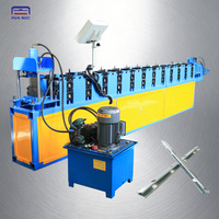 Machine de profilage de tuiles en V pour toiture, entraînée par boîte de vitesses et moteur, pour la production d'acier coloré