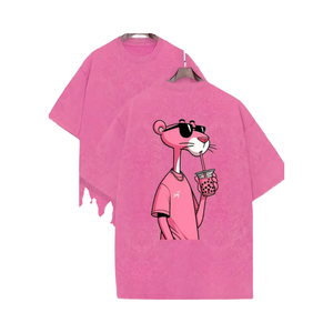 <b>Lady</b> 220g Breathable <b>Summer</b> Water-Wash Pure Cotton Vintage Retro Fashion Brand Wax-Dyed Loose-Fitting Half-Sleeve <b>T</b>-<b>Shirts</b> - Product Image 4