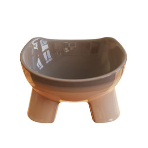 Mangkuk Makan Keramik Terangkat Ergonomis Ramah Lingkungan untuk Anjing, Mengurangi Ketegangan Leher, Dapat Disesuaikan untuk Kucing dan Anjing - Product Image 2
