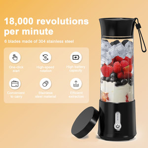 Compact Leakproof Ice Crushing Juicer Blender Cordless Orange Fruit Blender for Home Kitchen Outdoor Travel Fresh Juice Making - Product Image 3