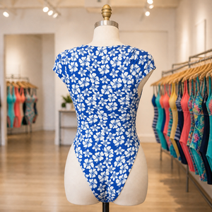Maillots <span class=keywords><strong>de</strong></span> <span class=keywords><strong>bain</strong></span> une pièce <span class=keywords><strong>de</strong></span> luxe recyclés pour femmes, avec manches courtes, personnalisables et <span class=keywords><strong>de</strong></span> haute qualité, par un fabricant <span class=keywords><strong>de</strong></span> marques privées - Product Image 2