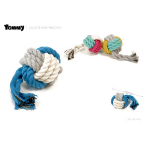 Jouet pour chien Yommy Rope, 17 cm, jouet à mâcher pour chiens, jeu interactif - Product Image 4