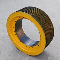 Poulie de traction compatible Lingwang pour mini-machine de salle d'ascenseur 4101010, adaptée aux poulies de traction Xizi Fuward, fabriquée en Chine