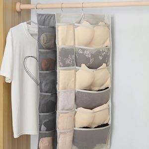 En Oferta: Bolsas de Almacenamiento de Doble Cara para Armario, Bolsa Colgante para Ropa Interior, Bolsa Organizadora de Calcetines para Dormitorio, Bolsa de Pared para Ropa - Product Image 4