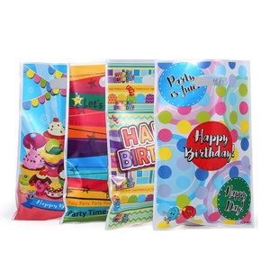 Premium Leakproof Colorful Print Plastic Shopping <strong>Bags</strong> Reusable Storage Party <strong>Loot</strong> <strong>Bag</strong> - Product Image 6