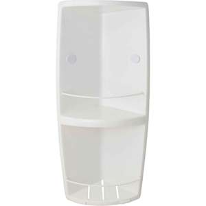 Mini Airone White Corner Shower Rack Práctica herramienta de torneado para duchas personalizadas - Product Image 1