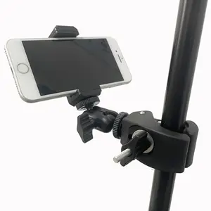 Grote 38Mm Stuur Mount Muziekinstrument Mic Stand Mobiele Telefoon Houder Voor Klarinet