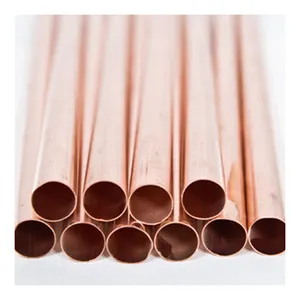 Tubo de cobre para reparo de tubos de cobre, fábrica na China, pagamento L/C de 10000 toneladas, tubo de cobre da Coreia, tubo de gás de cobre