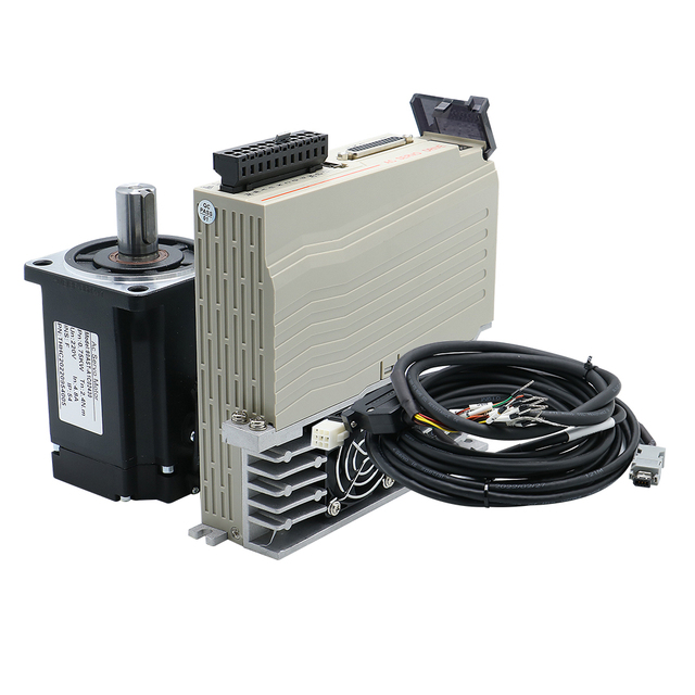 HLTNC 50/60Hz 60AST-A1C01330 Single-Phase 3000rpm 400W AC Servo Motor T3D-L15A-RABN 220VAC Drive CE Certified 60mm Frame for CNC