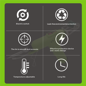 Juego eléctrico de mano de 80W 2025, superventas, 100-240V, pistola de <span class=keywords><strong>estaño</strong></span> de Envío Automático para PCB, herramienta de reparación IC, antorchas de soldadura más vendidas - Product Image 6