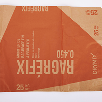Vente directe d'usine, sac en papier alimentaire, emballage alimentaire en papier de haute qualité, logo imprimé en couleur, sacs à farine
