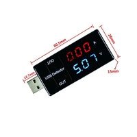 Probador de corriente y voltaje USB Keweisi, medidor de voltaje y corriente USB, analizador de cargadores USB, probador de baterías móviles, detector de energía.