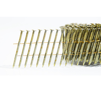 Acier inoxydable 304 Q195 Bobine Clous Anneau Tige Spirale Hélicoïdale Assemblé Vis Fer Matériel Pneumatique Nail Palette