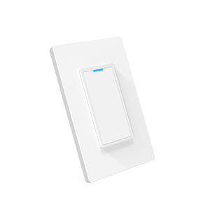 สวิตช์ไฟอัจฉริยะ WiFi แบบ 1 ทาง 220V US ใช้กับแอป Tuya ควบคุมผ่านเสียงด้วย Alexa และ Google Home รองรับ OEM ODM จากโรงงาน - Product Image 1
