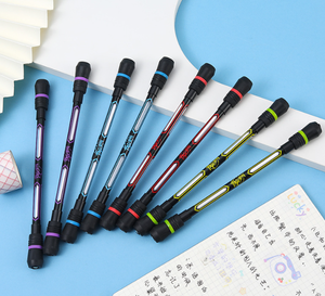 Pena Putar Sederhana Kreatif dengan Tinta Gel Hitam 0.5mm, Pereda Stres untuk Hadiah Siswa, Pena Spinner Lampu LED - Product Image 5