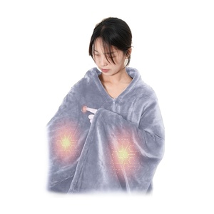 Portable Wearable Electric Blanket Three Speed Temperature Control Graphene Infrared <b>Heat</b> Blanket with Digital Display - Product Image 1