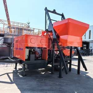 Motor diésel de alta calidad de China al por mayor, bomba mezcladora de cemento portátil automática de 750 litros, elevador de tolva de 20 M³/H 100M - Product Image 3