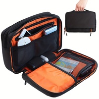 Pochette de voyage personnalisée organisateur de câble Sac de rangement numérique portable double couche étanche Organisateur de câble de données