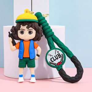 Nuevo Llavero de Stranger Things, Flor que Come Hombres, <span class=keywords><strong>Eleven</strong></span>, <span class=keywords><strong>Dustin</strong></span>, Muñeco <span class=keywords><strong>Eleven</strong></span>, Colgante Hecho a Mano, Regalo - Product Image 3