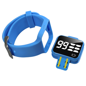Montre de sport LED carrée numérique légère pour enfants mignons montre électronique de luxe adulte étudiant alarme de coque en silicone - Product Image 5