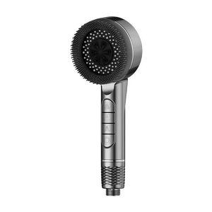 Cabezal de Ducha de Alta Presión de Plástico ABS con 3 Modos de Rociado y Paro con un Clic, con Masaje de Silicona para Grifo de Baño y Desviador de Ducha - Product Image 2
