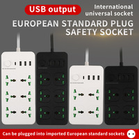 Multiprise universelle standard UK US EU à trous ronds pour usage domestique