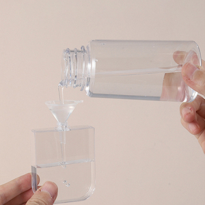 Custom Plastic Perfume <strong>Bottle</strong> 35ml 45ml 50ml Refillable Spray with Silicone Case and Keychain <strong>for</strong> <strong>Travel</strong> - Product Image 5